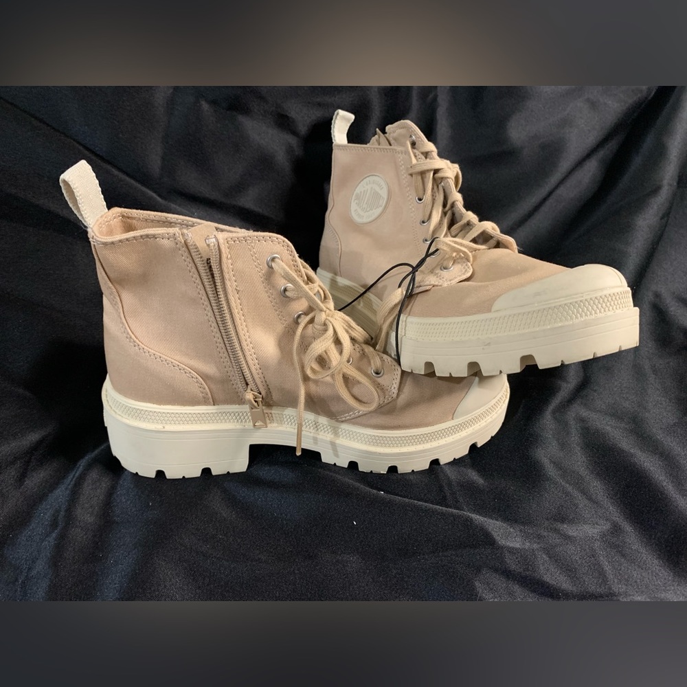PALLADIUM Pink Platform  Shoes